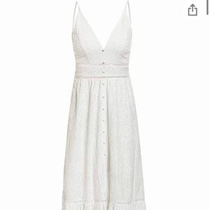 White Embroided Maxi Dress
